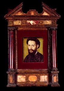 Portrait de Clément des Marets dit Marot (1496-1544) poète français - Corneille de la  Haye