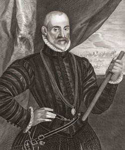 Francisco de Valdez. Portrait. - Cornelis (after) Visscher