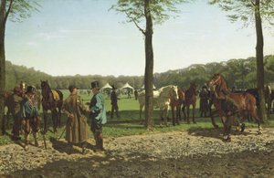 Foire aux chevaux sur le Maliebaan à La Haye