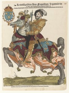 Portrait de François Ier à cheval - Cornelis Anthonisz. (manner of)