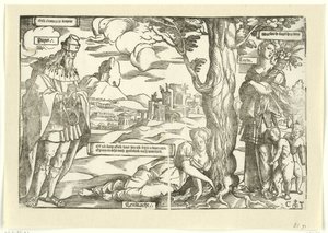 Allégorie avec Concorde, Paix et Amour - Cornelis Anthonisz.