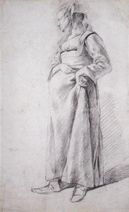 Une paysanne debout - Cornelis Pietersz Bega