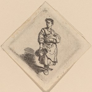 La Femme avec la cruche, debout - Cornelis Pietersz Bega
