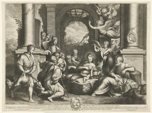 Adoration des bergers - Cornelis Bloemaert (II)