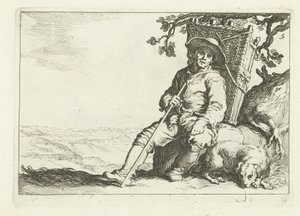 Un colporteur au repos - Cornelis Bloemaert (II)