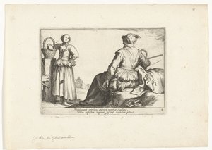 Deux paysannes - Cornelis Bloemaert (II)
