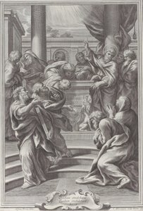 Saint Paul prêchant à Athènes, 1679 - Cornelis Bloemaert