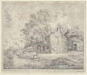 Ferme au bord de l