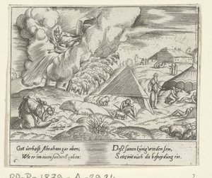 Dieu promet un fils à Abraham - Cornelis Bos