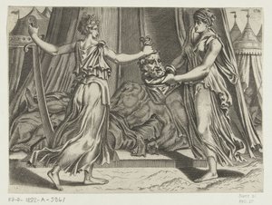 Judith avec la tête d