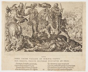 Le roi François Ier fait prisonnier à la bataille de Pavie