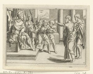 Paul rend Elymas aveugle - Cornelis Bos