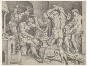 La Forge de Vulcain - Cornelis Bos