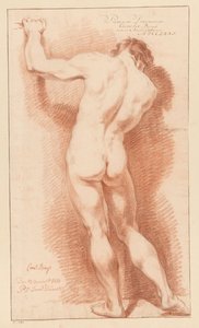 Homme nu debout, vu de dos (1er prix 1771) - Cornelis Buys