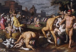 Le Massacre des Innocents, 1590 - Cornelis Cornelisz. Haarlem van