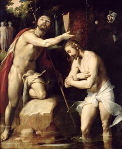 Le Baptême du Christ - Cornelis Cornelisz van Haarlem