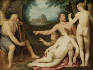 Le miroir du temps, 1628 - Cornelis Cornelisz van Haarlem