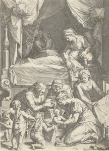 Naissance de la Vierge - Cornelis Cort