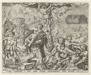 Le Déluge - Cornelis Cort