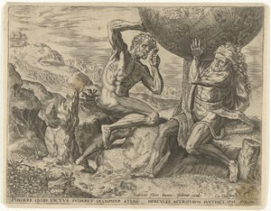 Hercule portant le globe pour Atlas