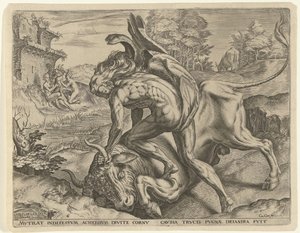 Hercule lutte avec Achélous
