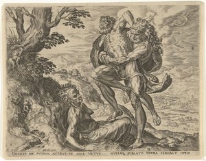 Hercule lutte avec Antée