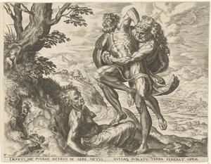 Hercule lutte avec Antée