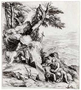 Paysage avec Saint Jérôme, 16ème siècle, 1937