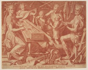 Musique des sept arts libéraux - Cornelis Cort