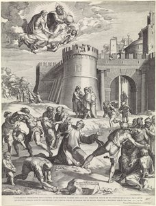 Lapidation de Saint Étienne - Cornelis Cort