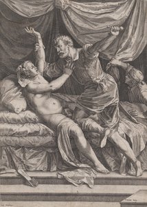Tarquin et Lucrèce - Cornelis Cort