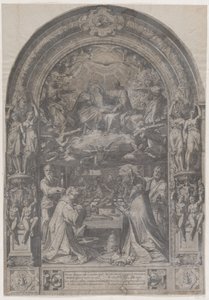 Couronnement de la Vierge avec Saint Laurent, Saint Paul, Saint Pierre et Saint Sixte