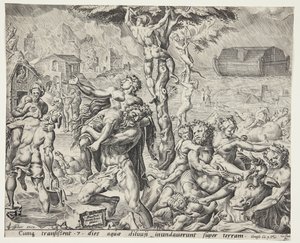 Le Déluge - Cornelis Cort
