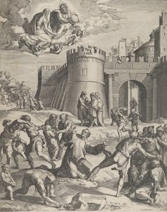 Le Martyre de Saint Étienne - Cornelis Cort