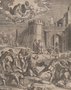 Le Martyre de Saint Étienne, 1576 - Cornelis Cort
