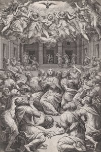 La Pentecôte - Cornelis Cort