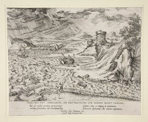 Le Naufrage - Cornelis Cort