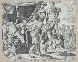 La moquerie de Noé - Cornelis Cort