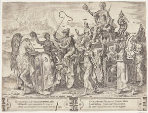 Le triomphe des richesses - Cornelis Cort