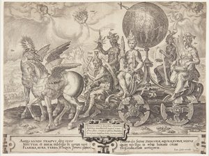 Le triomphe du monde - Cornelis Cort