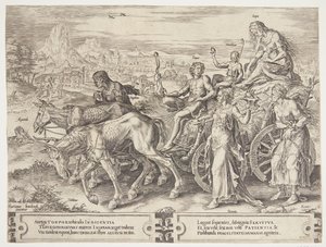 Le triomphe du désir - Cornelis Cort
