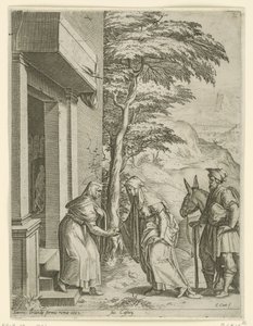 Visitation - Cornelis Cort