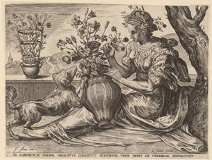 Odoratus - Cornelis Cort after Frans Floris I