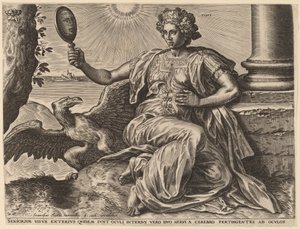 Visus - Cornelis Cort after Frans Floris I