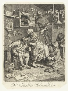 Le célèbre cordonnier - Cornelis Dusart