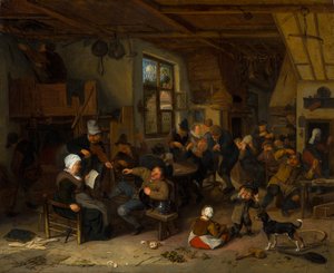 Auberge paysanne - Cornelis Dusart