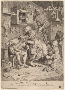 Le joyeux cordonnier - Cornelis Dusart