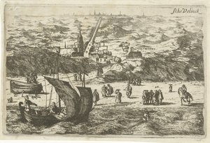 Vue de Scheveningen depuis la mer - Cornelis Elandts