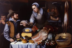 Le Souper à Emmaüs, 1612 - Cornelis Engelsz