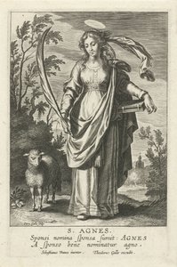 Sainte Agnès - Cornelis Galle (I)